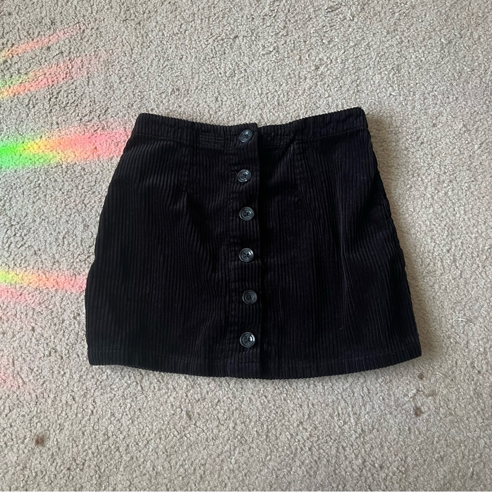 Corduroy Mini Skirt